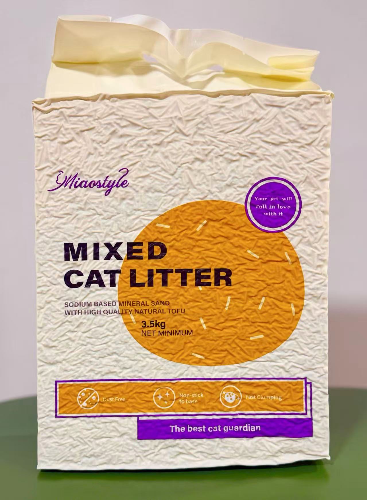 Miaostyle Mixed Cat Litter packaging