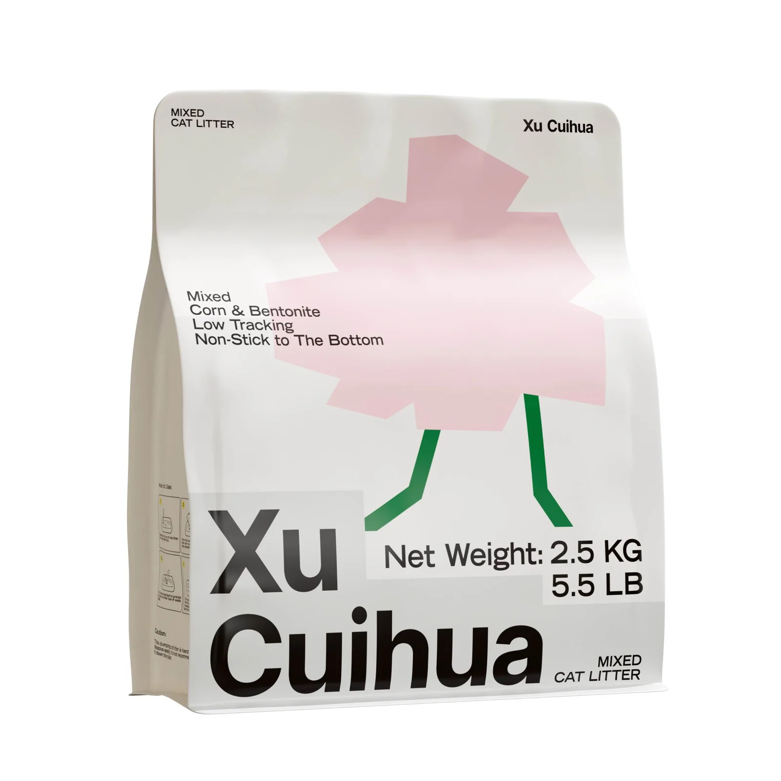 Xu Cuihua Corn & Bentonite Mixed Cat Litter packaging
