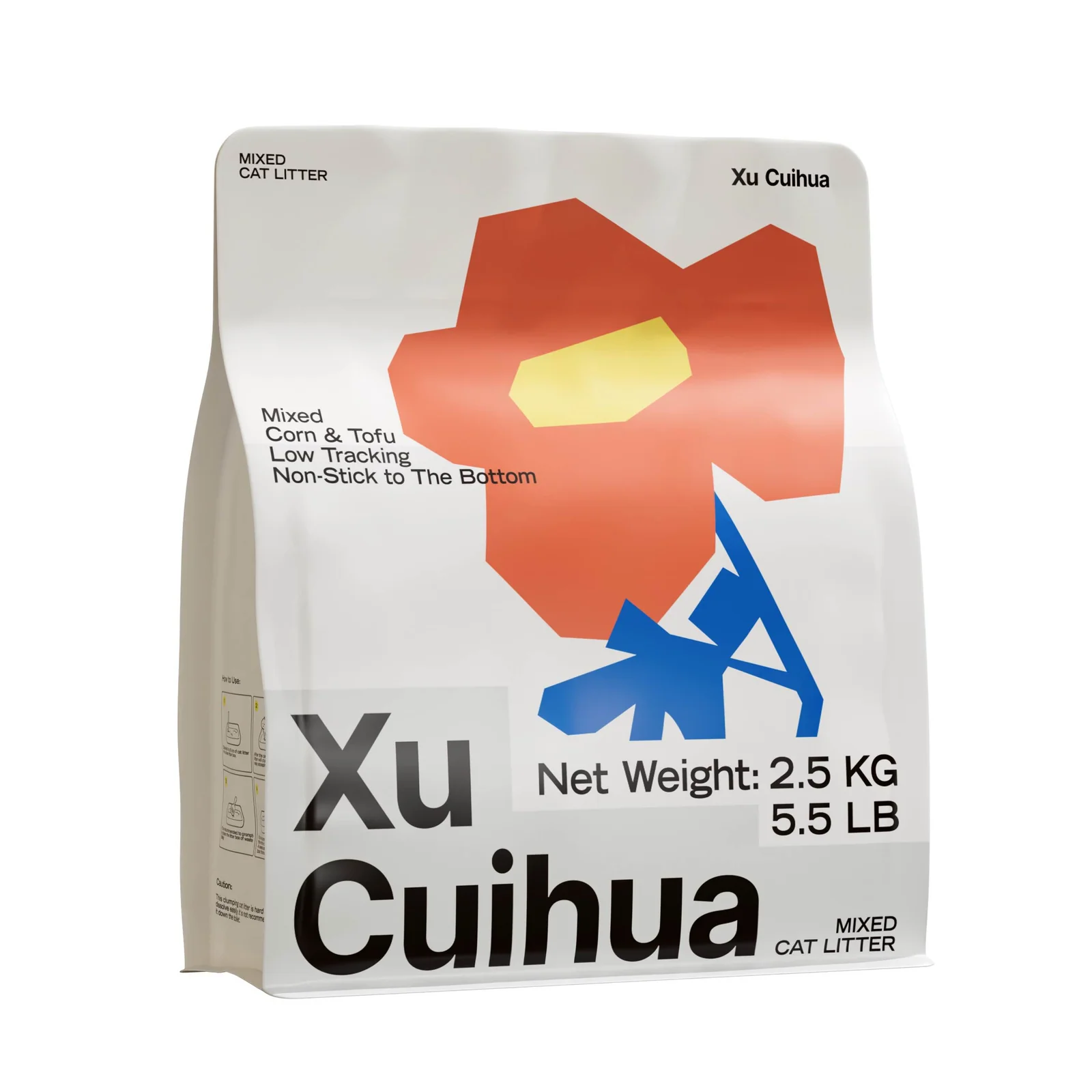 Xu Cuihua Corn & Tofu Mixed Cat Litter packaging
